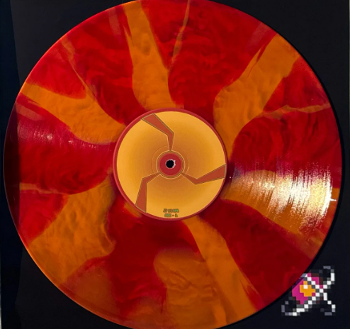 Bit Brigade Metroid on Morph Ball clear red vinyl