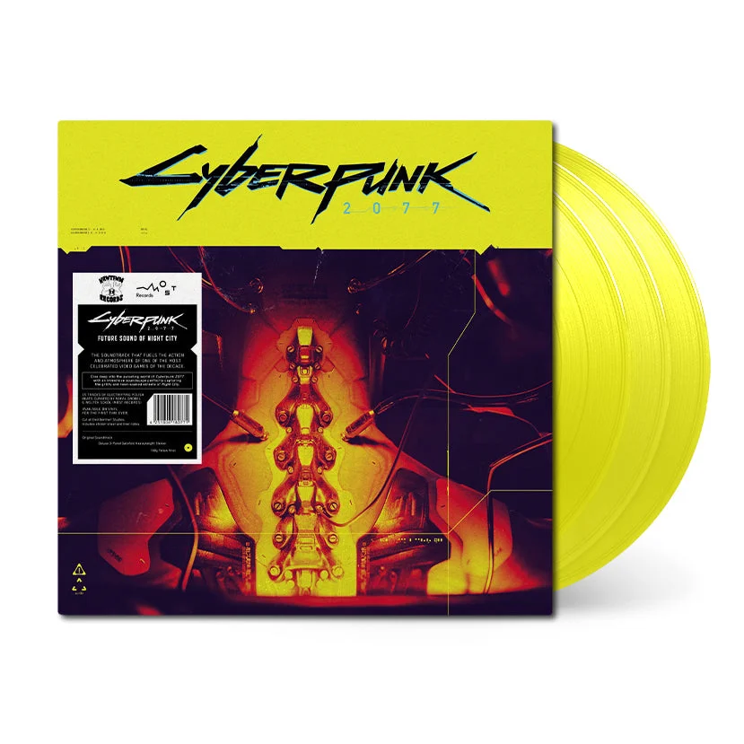 Cyberpunk 2077: Future Sound of Night City — yellow 3LP gatefold vinyl